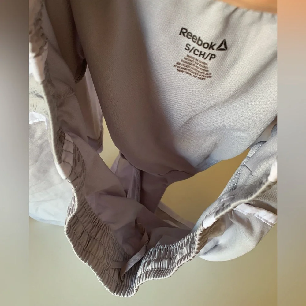 Reebok Gray Shorts & Green Workout Shorts